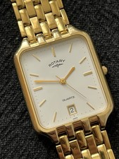 Rotary Tank Gold Plated Mens