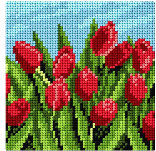 Orchidea wool tapestry - orchidea,