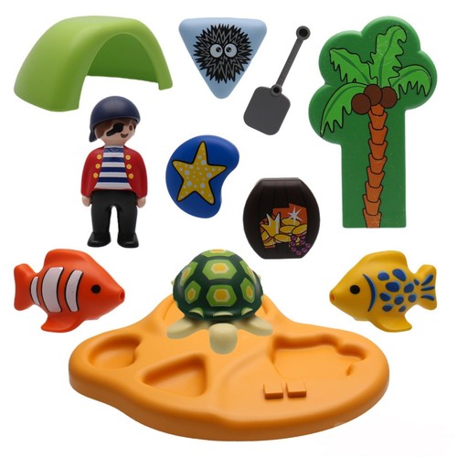 Playmobil 123 treasure island - 123,