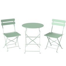 Folding Bistro Set with Round