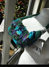 Zara Beaded Sequined Shoulder