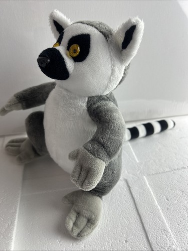 Sitting lemur plush toy - sitting,