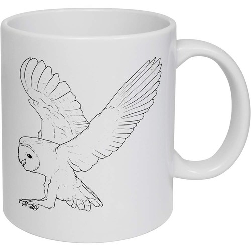 11oz flying barn owl - 'flying,