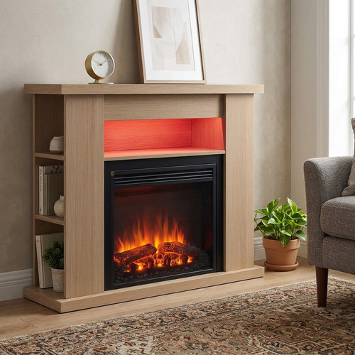 Electric fireplace suite - fireplace,