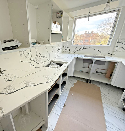 Calacatta cola quartz luxury - calacatta,