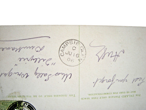 Postmark campsie glen - postmark.,