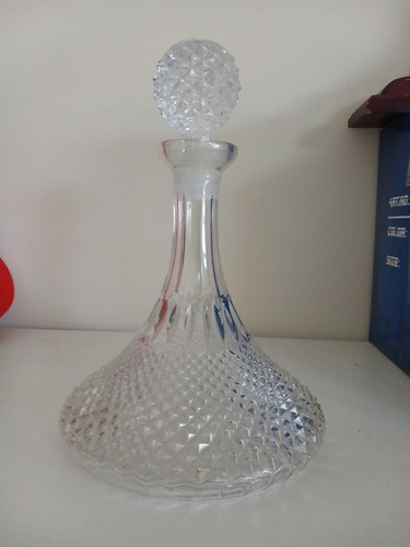 Vintage ships decanter - decanter, diamond
