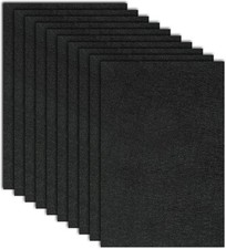 Black Felt Fabric Sheets for