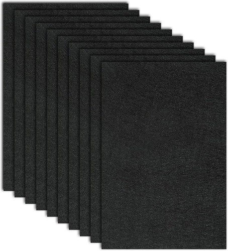 Black felt fabric sheets - fabric, for