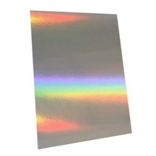 25 SHEETS - SILVER RAINBOW