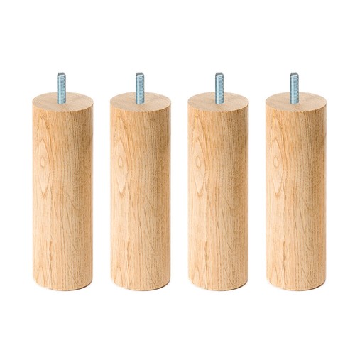 Cylinder solid oak 40mm - 4x, ∅40mm