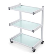 Glass salon trolley - salon,
