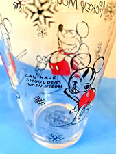 4 Disney Pint Glasses Mickey &