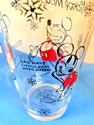 Disney pint glasses - 4,