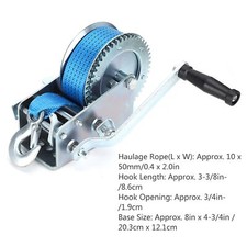 3500LBS Heavy Duty Hand Winch