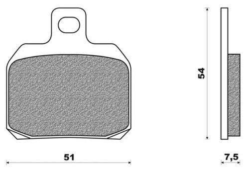 Pair homologated rear - pair,