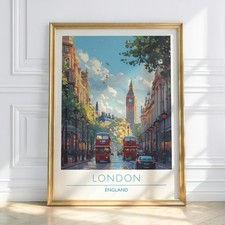 London England Travel Poster