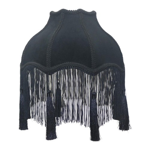 Velvet lamp shade - velvet, shape