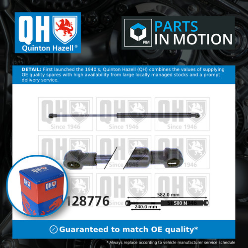 Boot gas strut fits honda - boot,