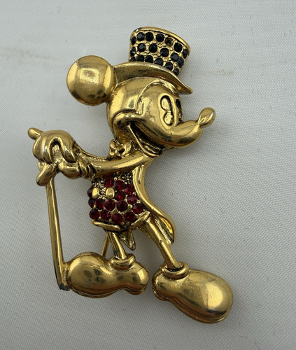 Vintage mickey mouse gold - mouse, tone