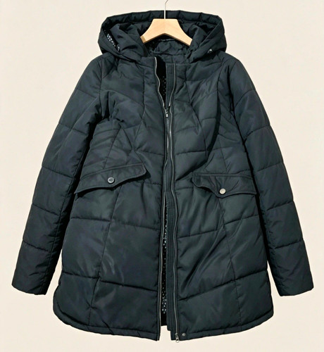 Zara women black - black, hooded