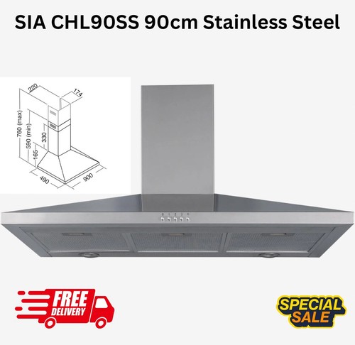 Sia chl90ss 90cm stainless - sia,