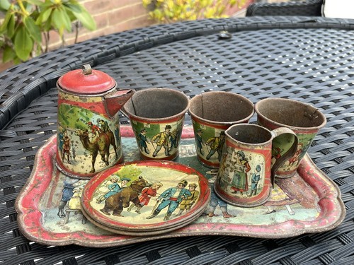 Antique vintage lithographed - vintage,