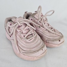 Fila Kids Pink Trainers Size UK 9 EU 27 Running Shoes Girls