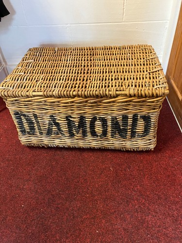 Vintage rectangle woven - woven, wicker