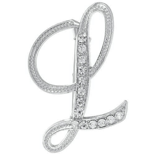Letter brooch pins z 26 - letter, a-z