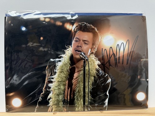Harry styles signed photo - styles,