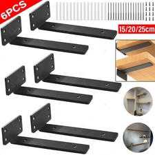 6Pcs Heavy Duty Black Cast