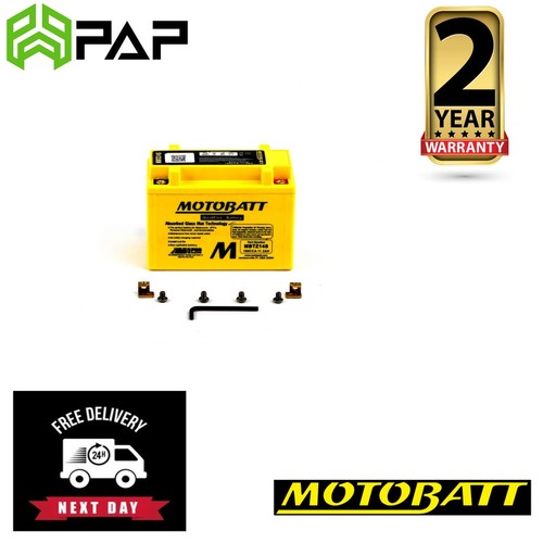 Motobatt battery 12v 2ah - battery, 12.2ah