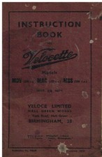 VELOCETTE 250cc MOV 350cc MAC 500cc MSS ORIGINAL 1949 FACTORY SERVICE MANUAL