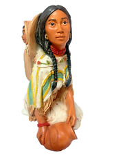 Castagna Minnihaha Native American Indian Maiden Figurine Statue Boxed