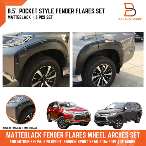 Bolted nuts matteblack fender - nuts,