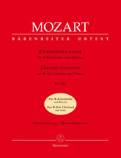 Concerto for clarinet a - concerto, in