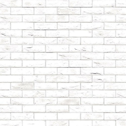 Dolls house white - white, brick