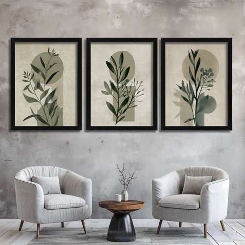Minimalist botanical wall art - botanical,