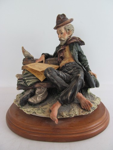 Capodimonte figurine man - of, on