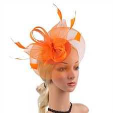 Women Mesh Flower Fascinator