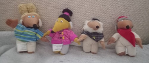Mcdonalds 1999 plush wombles - mcdonalds,