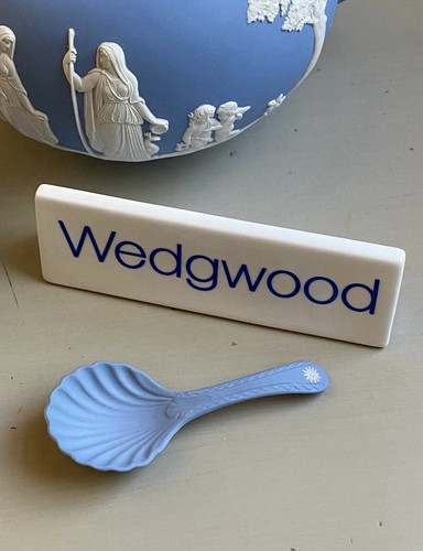 Wedgwood blue jasperware tea - wedgwood,