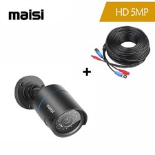 SANSCO CCTV Outdoor 5MP HD Bullet Camera Night Vision for Home Security System