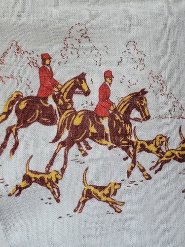 Vintage cotton feedsack fabric - vintage,