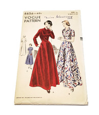 Vogue Housecoat Pattern 1950s