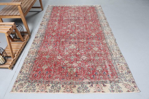 Turkish large rug 5x8 ft - large,