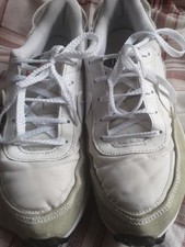 Men's Nike White Trainers  Size 5.5  With Light Grey Nike 1972