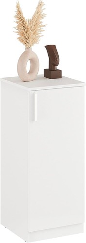 White slim sideboard - slim, cabinet