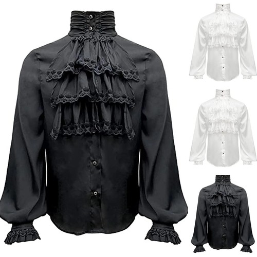 Men gothic victorian - men, ruffle
